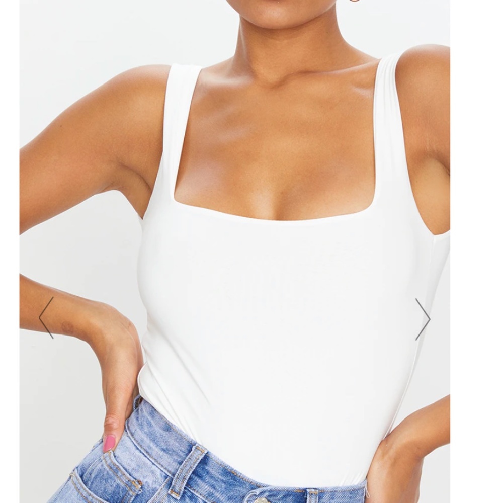 PrettyLittleThings White Bodysuit